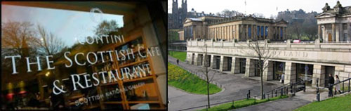 The Scottish Caféand Restaurant is situated within the Scottish National Gallery